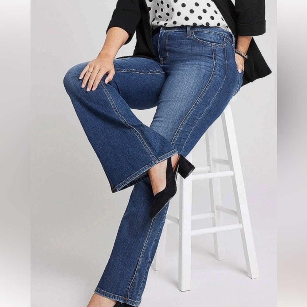 Maurices Blue Flare & Wide Leg Jeans